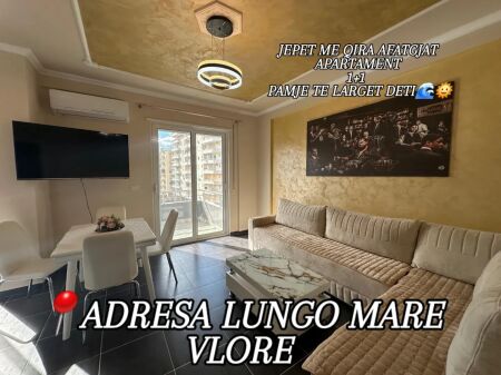 Apartament me qira afatgjatë me pamje nga deti