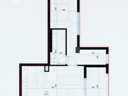 Apartment 1+1 Square Village - Dhërmi for sale