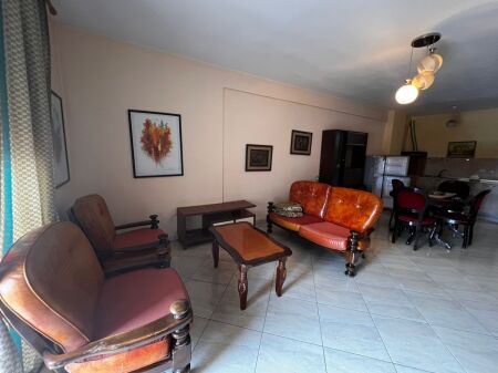 🏢In the Siri Kodre area, a 1+1 furnished apartment is for rent, 55,000 Leke.     