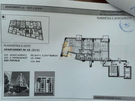 Shitet, Apartament 2+1+2+2blk, Prane Stadiumit Air Albania, 437,000 Euro I Diskutueshem