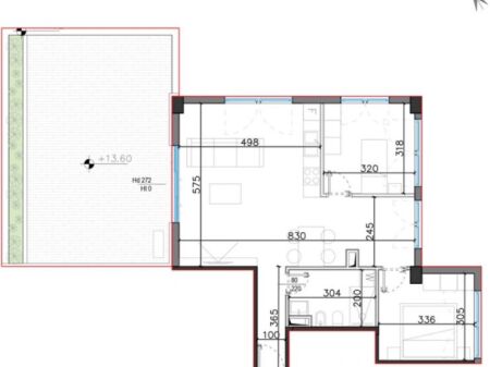 Apartment 2+1 Square Village for Sale - Dhërmi
