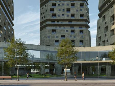 Apartment 1+1 for Sale – Shqiponja Square Building 