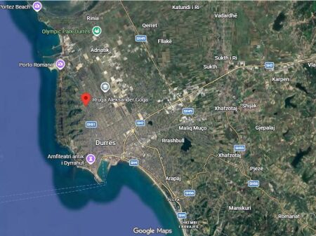 Terreno in vendita in via Aleksandër Goga a Durres (ID 4191203)