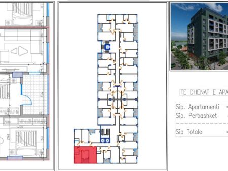 Appartamento 2+1 in vendita, Kamez vicino ai campi sportivi 88.000 Euro