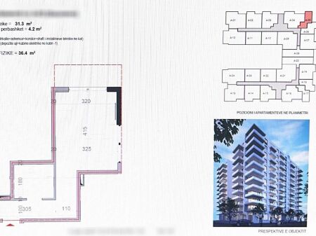  Studio apartment for sale in Shëngjin