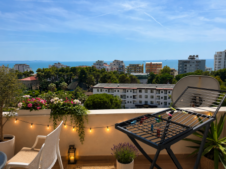 1+1 APARTMENT WITH SUPER SEA VIEW ON DURRES BEACH!