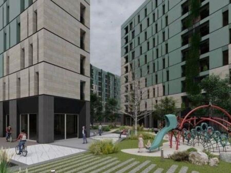 Occasion-1650€/m2 Apartment 3+1 + 2 toilets & 2 balconies Riverside residence, former park for sale