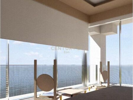 APARTMENT 1+1 WITH SEA VIEW IN THE THREE GARDENS RESIDENCE, QERRET !