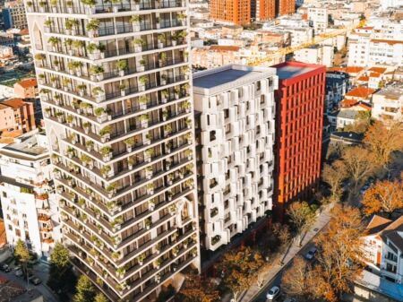 Shitet Apartament 1+1 – Oberon Tower Residence te Dispanceria