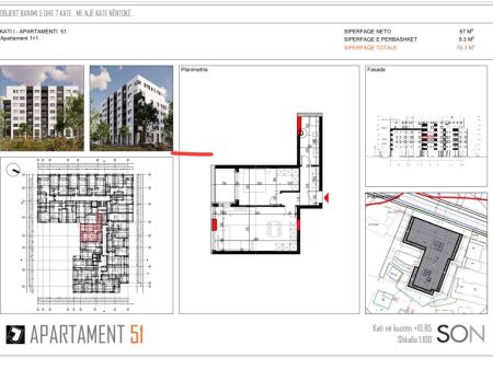 In vendita Ap 1+1Paskuqan, Platinium Residence-Ap 76.3 m lordo - Prezzo 120.000 Euro/m2