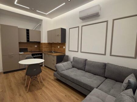 Ne zonen e Ali Demit,Rezidenca Kadiu jepet me qera apartament1+1,i sapo mobiluar.450Euro
