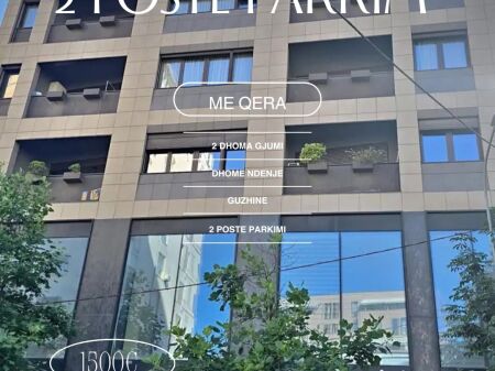  JEPET ME QERA: Apartament Luksoz 2+1 + 2 Poste Parkimi! Rruga Barrikadave