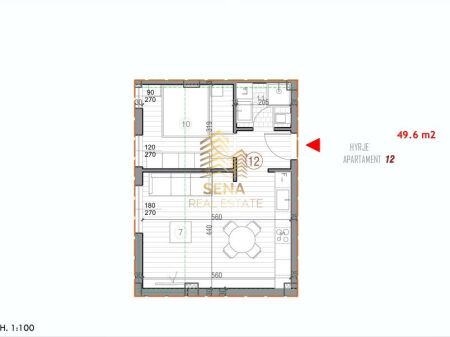 Shitet Apartament 1+1, T1 Residence – Liqeni i Thate, 138.680 Euro