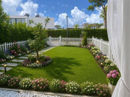 Apartment 2+1+Yard for sale in San Pietro Residence, Gjiri i Lalzit