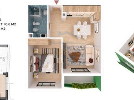 Vendesi in vendita Appartamento 1+1, Residenza Puls, Via Dibres