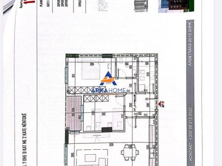 IN VENDITA APPARTAMENTO 2+1+BALCONE " TIRANA VIEW RESIDENCE PASKUQAN" 132.700 EURO