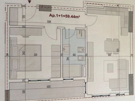 Appartamento 1+1 in Vendita a Ringside Residence, Paskuqan 