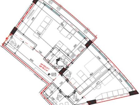 SHITET APARTAMENT 2+1+2 KODRA E DIELLIT 2 194.600 EURO FH-79155
