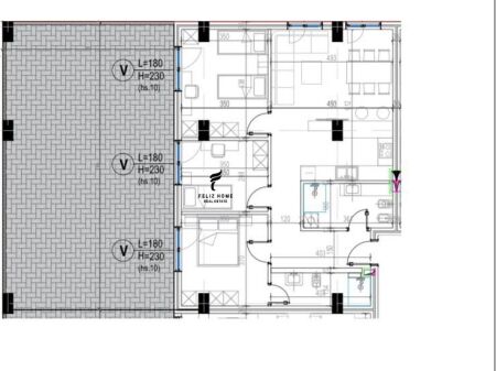 SHITET APARTAMENT 3+1+2 KODRA E DIELLIT 2 276.800 EURO FH-79163