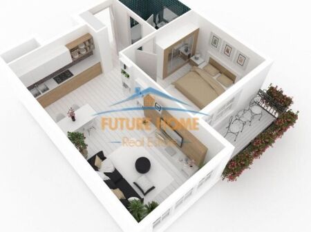 Shitet, Apartament 2+1, Liqeni i Thate, Tirane.
