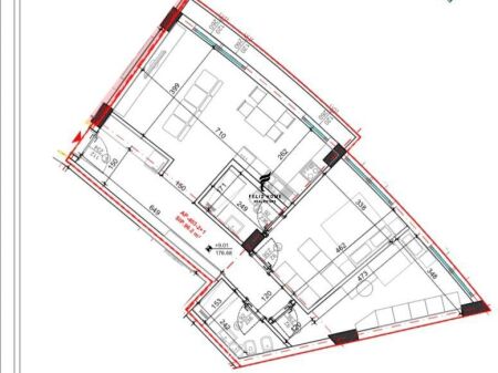 SHITET APARTAMENT 2+1+2 KODRA E DIELLIT 2 194.600 EURO FH-79270