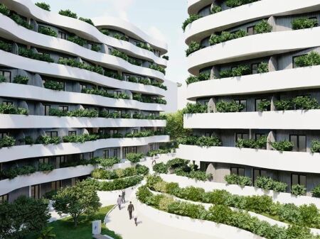  IN VENDITA: Appartamento 1+1 Paskuqan (Complesso Aluna) - 88.000€ - 73m² - 6° Piano || A 10 Minuti dal Centro di Tirana ‍ - PAGAMENTO A RATE DISPONIBILE