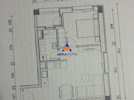 SHITET APARTAMENT 1+1 "KOMPLEKSI KADIU, ALI DEM" 99.000 EURO