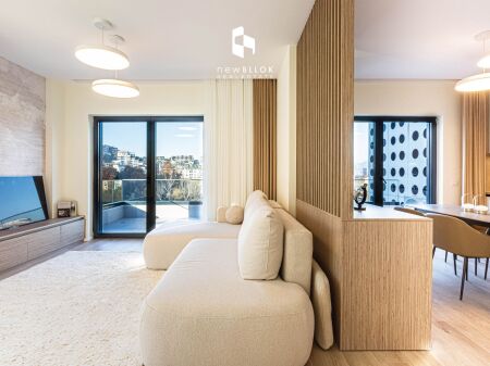 💥 IN AFFITTO: Attico di Lusso 1+1 | Palazzo 2025 – Oltre 50.000€ di Investimento e Vista Panoramica Frontale (📍LIQENI THATË - RADISSON) 950€/Mese ✨️