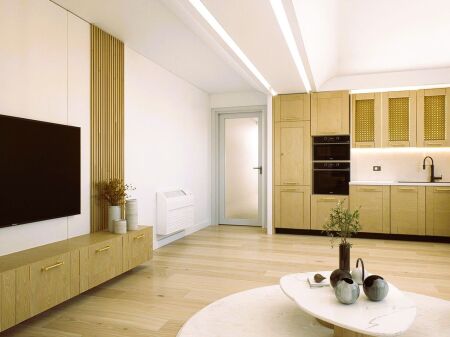 Jepet apartament 2+1+2 poste parkimi me qira te Rezidenca Kodra e Diellit