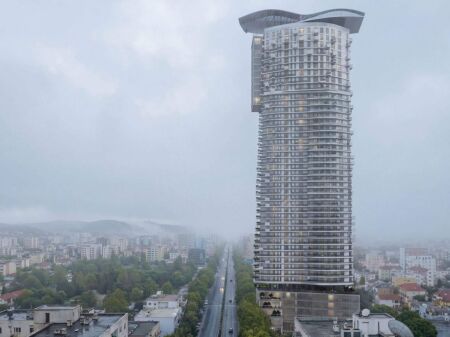 The 44 Tower – Pranë Zogut të Zi- Shitet Apartament 1+1  