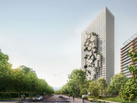  Shitet Apartament Luksoz 2+1+2 – Downtown One, Tirana 