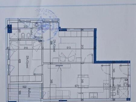  147,000€ | APARTAMENT 2+1+2 + PARKIM TEK TIRANA NEW ENTRY 2 