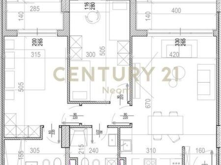 Shitet Apartament 2+1 +2 te River Side