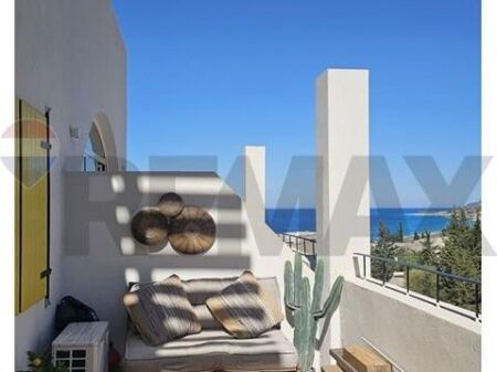 Apartament Luksoz 1+1 me Pamje Deti në Santorini
