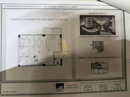 Shiten ,3 Apartamente 1+1+BLK, Shkoze – Kompleksi Tom Doshi, 103.750 Euro