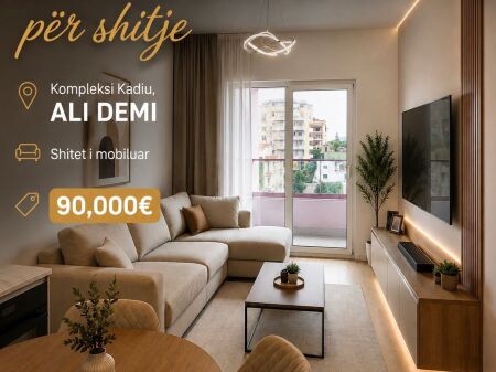  EKSKLUZIVE – SHITET APARTAMENT 1+1 NË KADIU RESIDENCE, ALI DEM