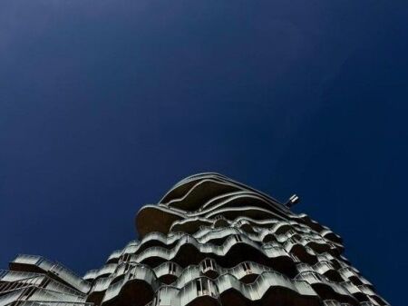 Apartment 2+1+parking space for sale at "Tirana's Rock", Skenderbej Square, Center.