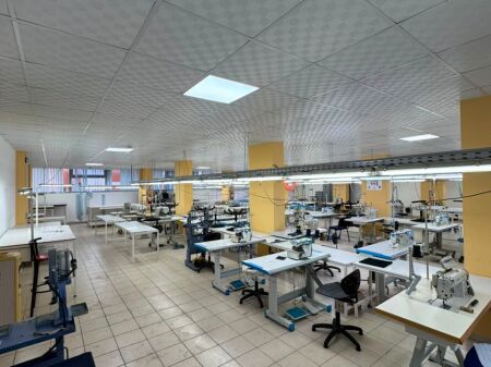 Laboratorio Tessile Completamente Attrezzato in Affitto – 1.400 m²