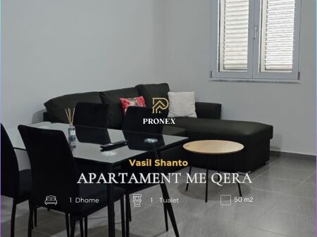Apartament 1+1 me qira tek Vasil Shanto