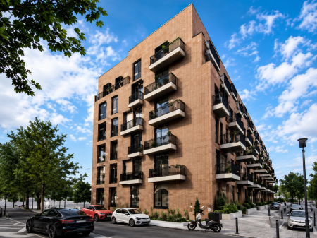 Appartamento 2+1 Economico in Vendita - Kamëz, Vicino al Comune
