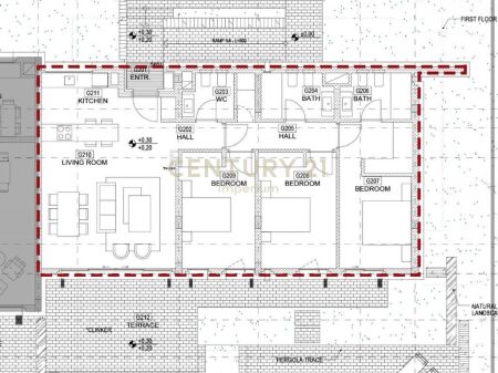 Appartamento di Lusso 3+1+2 con Grande Veranda e Piscina Privata a Lura 5!
