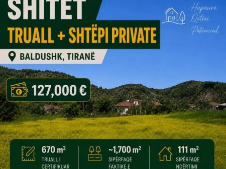 Casa privata + terreno in vendita a Baldushk .