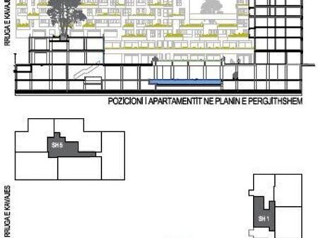 VENDESI APPARTAMENTO 2+1 PRESSO SQUARE 21, TIRANA