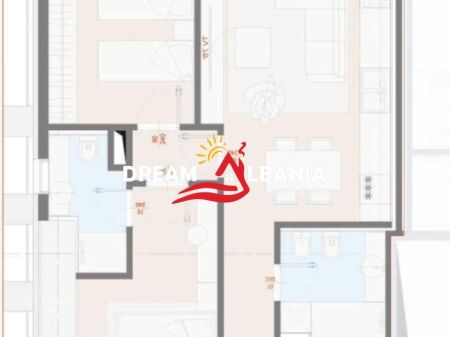 Apartment 2+1+2 for Sale at Manhattan Complex, Zogu i Zi Tirana (ID 41212285 )