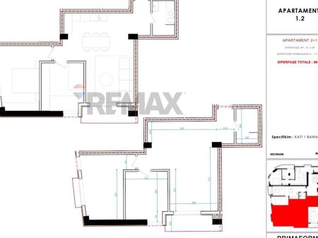 Appartamento 2+1 in vendita | 99 m²