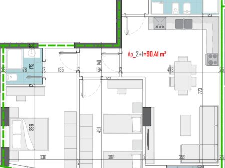 3 Apartments 2+1+2 for sale at 📍End of Paskuqan/Babrru, 3 minutes from the Ring Road and the end of 5 Maji Street, as well as 7 minutes from the New Boulevard.