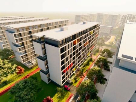  FOR SALE Apartment 2+1 With 2 Bathrooms  Univers City Residence, Near QTU     New Construction (Finishes In October)  🪜 7th Floor (Residential)  Area 93 m2    Price 120,900 Euro