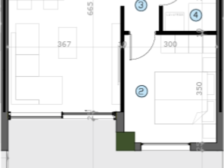 🏢 Appartamento 1+1 con balcone in Vendita – Moa Residence | Vicino Casa Italia📍