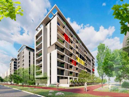  FOR SALE Apartment 2+1 With 2 Bathrooms  Univers City Residence, Near QTU 