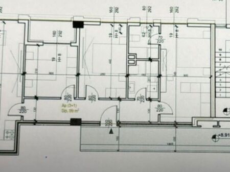 🏢In the 21 Dhjetori area, a 3+1+2 apartment is for rent, Empty 100,000 Leke (Net)